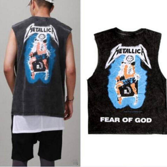 metallica sleeveless shirt